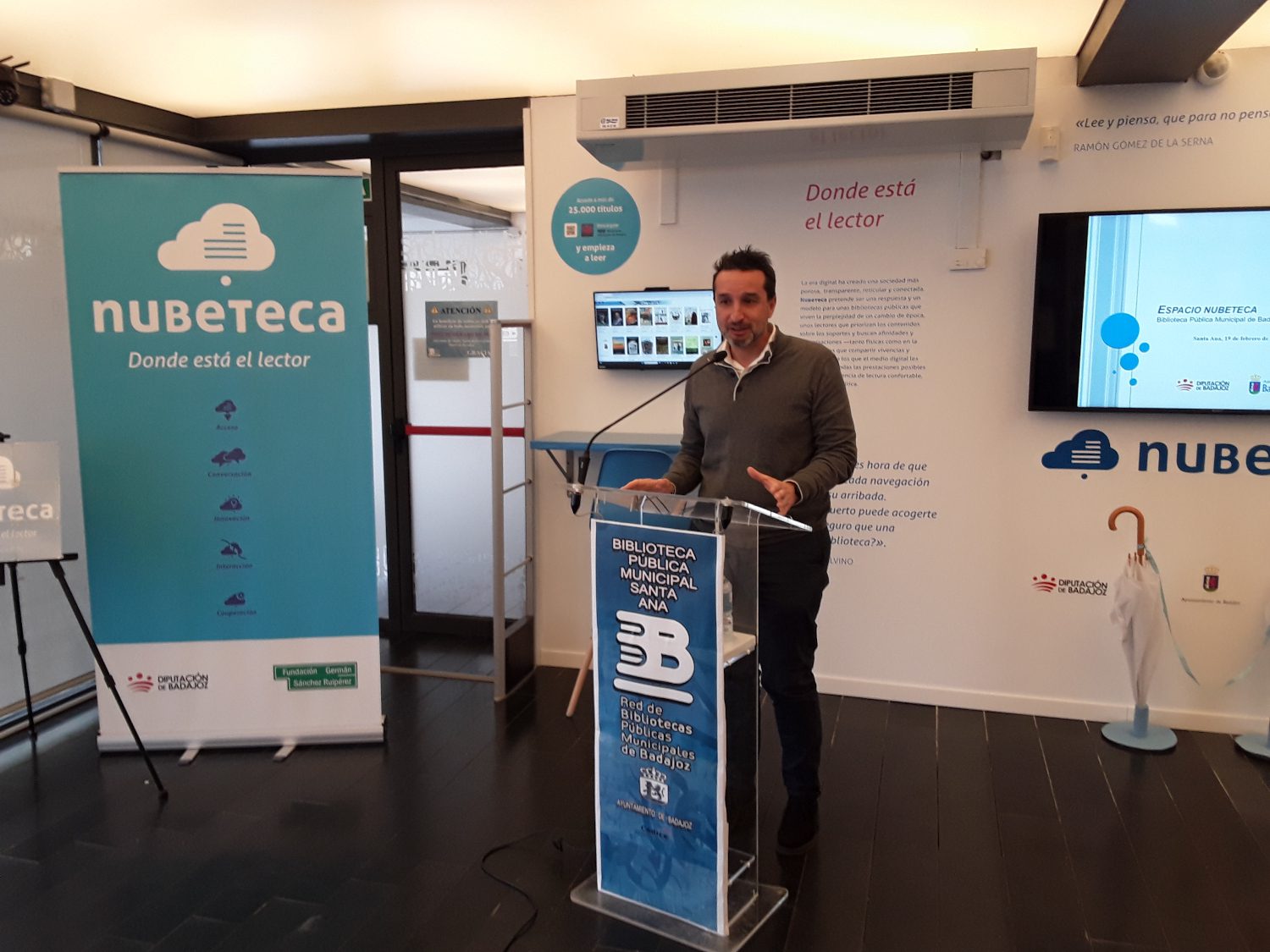 Dos nuevos Espacios Nubeteca: en la Agencia Municipal de Lectura de Garbayuela y en la Biblioteca Municipal Santa Ana de Badajoz