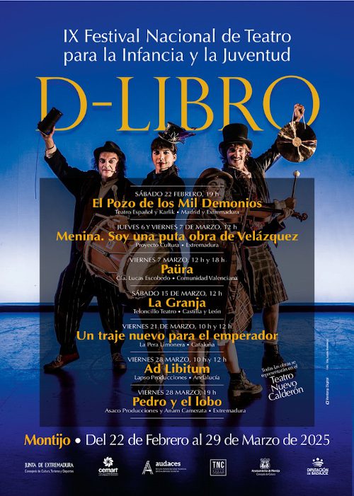 Montijo y la Diputación de Badajoz presentan el IX Festival de Teatro para la Infancia y la Juventud D-Libro