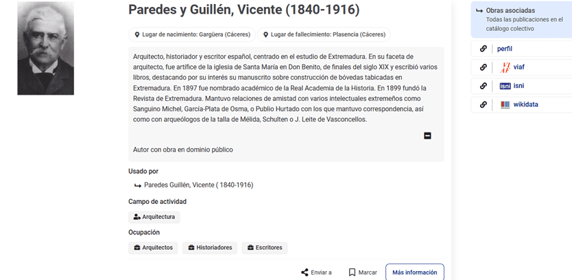 La Red de Bibliotecas de Extremadura lanza el catálogo online de autores y entidades de interés para la región