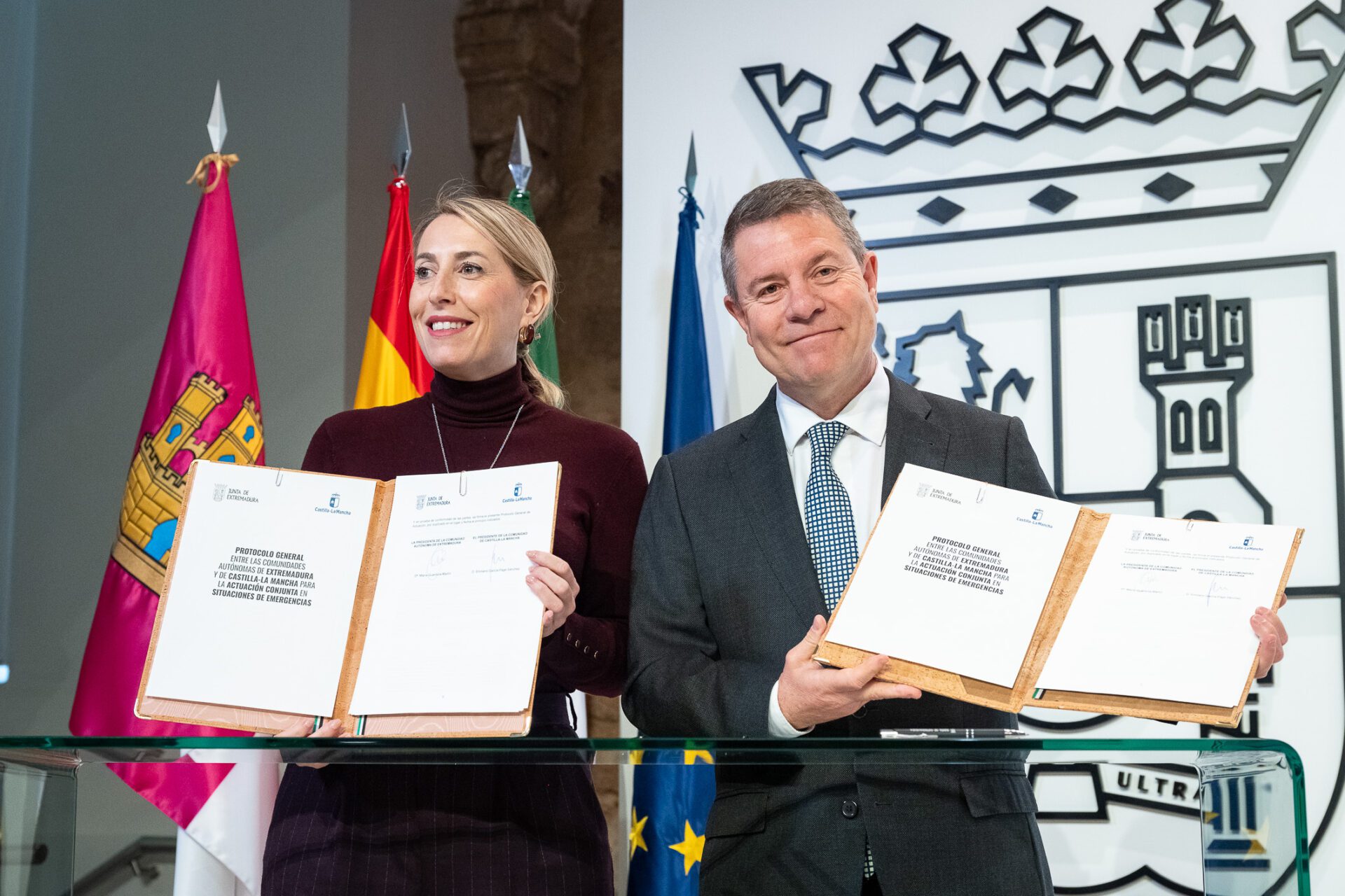 Extremadura y Castilla-La Mancha firman el primer Protocolo General de Actuación en Emergencias entre ambas comunidades