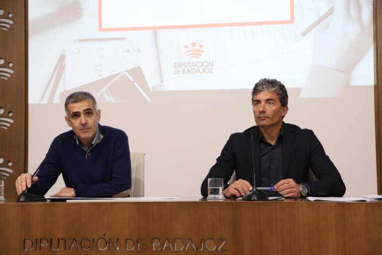 La Diputación de Badajoz convoca las subvenciones para financiar la redacción de proyectos de obras a los ayuntamientos de la provincia