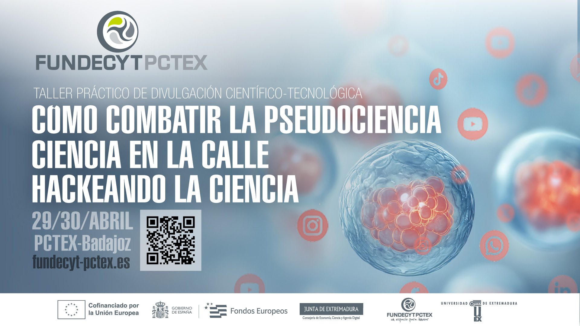 FUNDECYT-PCTEX organiza un taller para mejorar la divulgación científica y combatir la desinformación