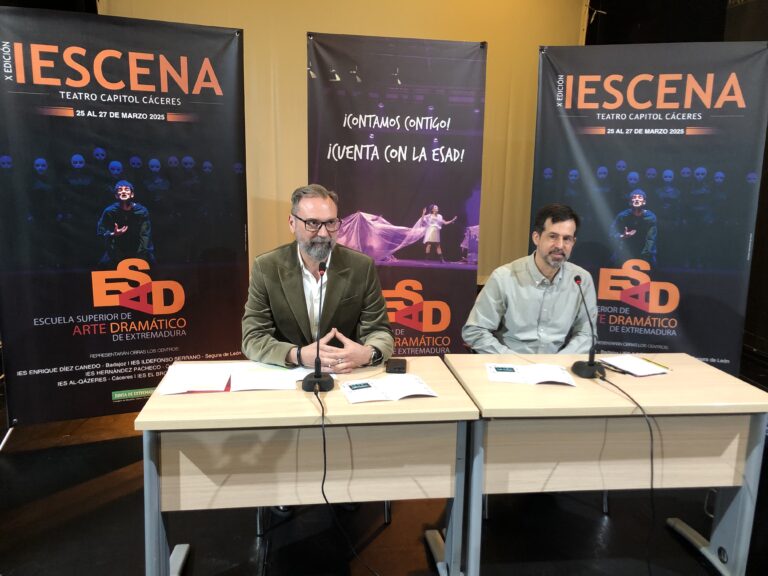 El Festival IESCENA de la Escuela Superior de Arte Dramático de Extremadura rinde homenaje a Juan Margallo en el Día Mundial del Teatro