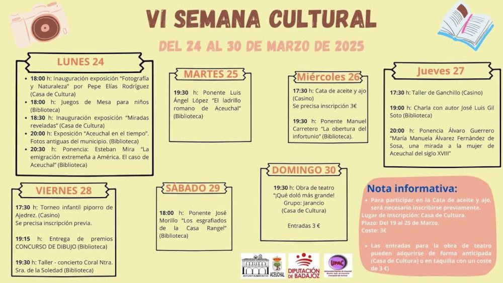 VI Semana Cultural de Aceuchal