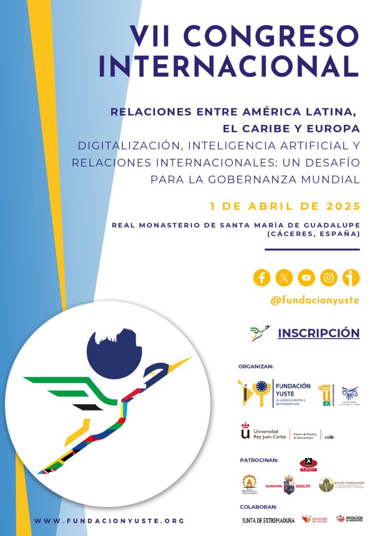 La Fundación Yuste organiza en Guadalupe un congreso internacional sobre digitalización, inteligencia artificial y relaciones internacionales