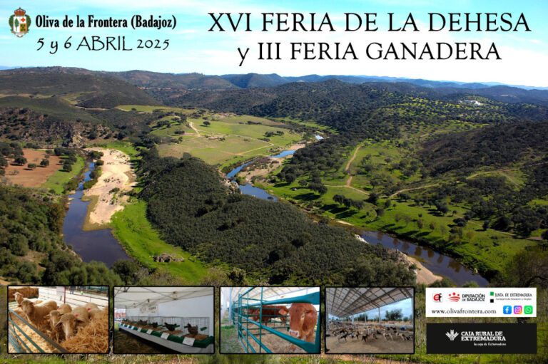 Oliva de la Frontera celebrará su Feria de la Dehesa y Feria Ganadera en primavera, estación en la que ofrece su máximo esplendor