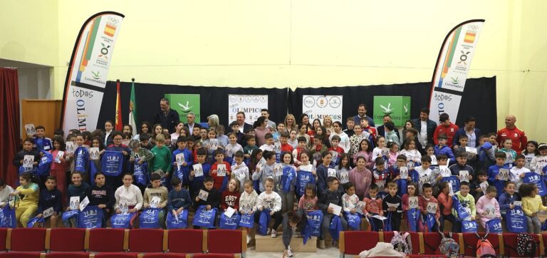 La novena edición del programa ‘Todos Olímpicos’ llega a 2.488 alumnos de 50 centros educativos de Extremadura