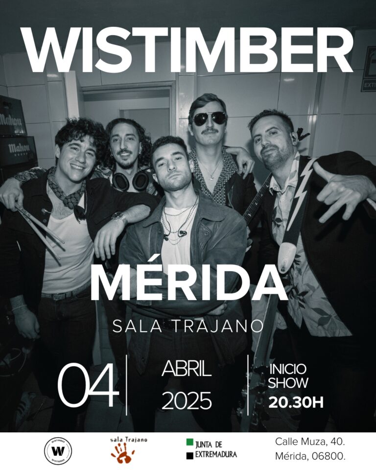 La música joven suena este viernes en la Sala Trajano con el concierto del grupo extremeño Wistimber