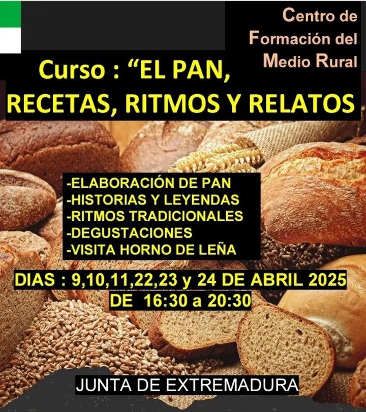 El CFMR de Villafranca de los Barros imparte este mes el taller culinario ‘El pan, recetas, ritmos y relatos’