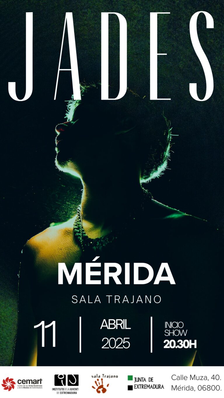 La Junta sigue impulsando el talento joven en la Sala Trajano con un concierto del artista cacereño Jades