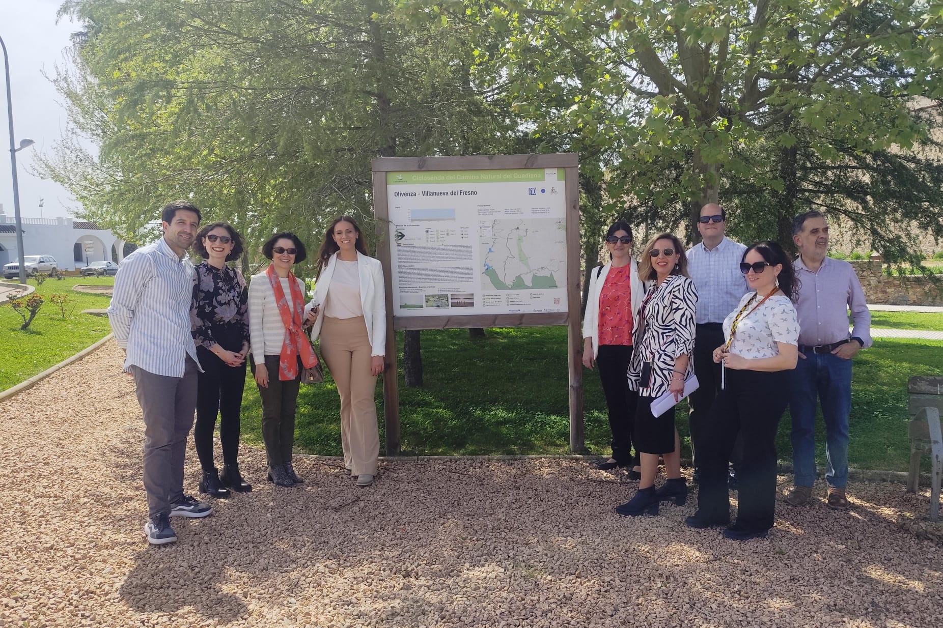 Autoridades comunitarias y españolas visitan infraestructuras construidas a través del Programa Operativo de Cooperación Transfronteriza España- Portugal, POCTEP