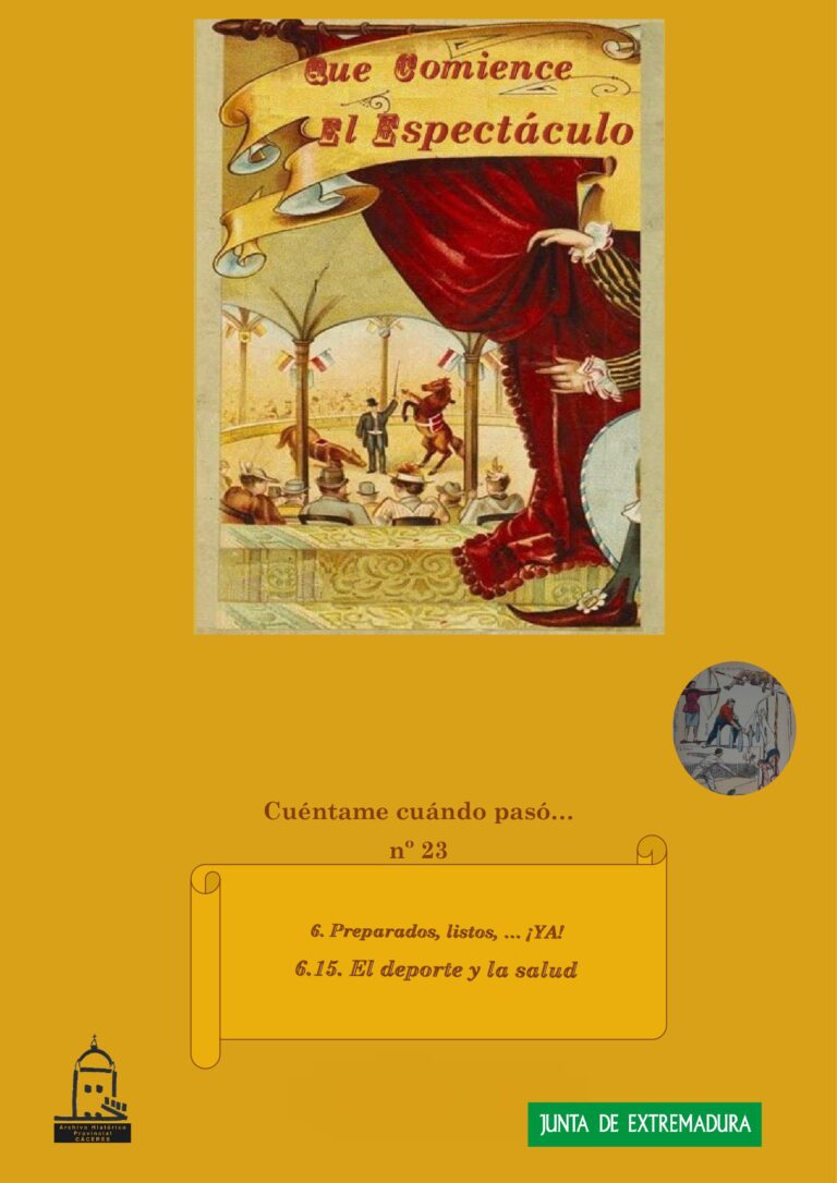 El Archivo Histórico Provincial de Cáceres muestra el papel del deporte como espectáculo público en su nueva exposición documental