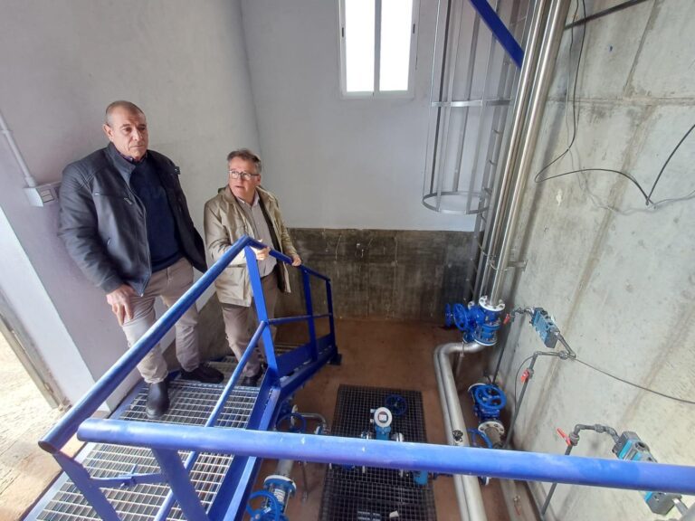 La Junta finaliza una nueva infraestructura hidráulica en Garlitos con una inversión de 450.000 euros