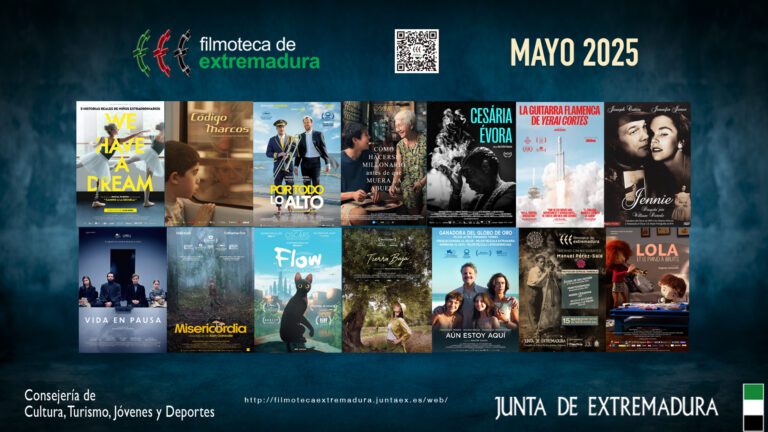 La Filmoteca de Extremadura programa 14 películas y 9 ciclos de cine para el mes de mayo