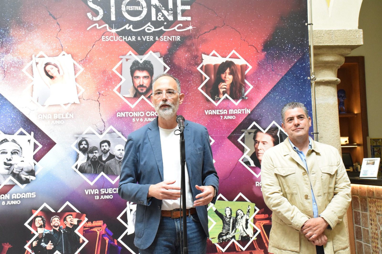 La Junta de Extremadura reitera su respaldo al festival Stone & Music de Mérida en su décimo aniversario