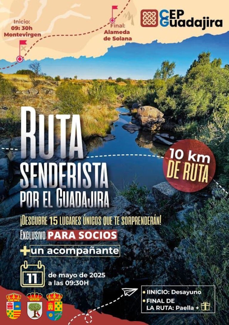 Una ruta senderista pondrá en valor los yacimientos históricos de la Rivera del Guadajira