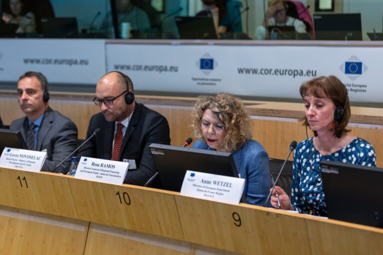 La directora de Fondos Europeos asiste al Comité Europeo de las Regiones y defiende una política de cohesión flexible y orientada a las necesidades de cada territorio