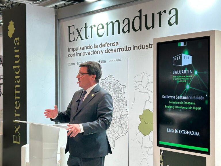 Extremadura expone en FEINDEF el Plan de Impulso Regional al Sector Empresarial de la Defensa
