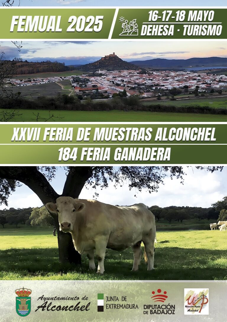Alconchel organiza la XXVII Feria de Muestras y la 184ª Feria Ganadera
