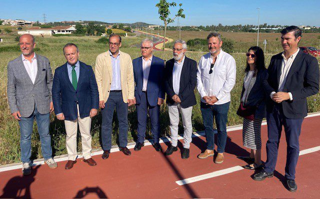 Inaugurado el carril bici y acerado peatonal que une el campus con el centro de Cáceres tras una inversión de 1’1 millones de euros