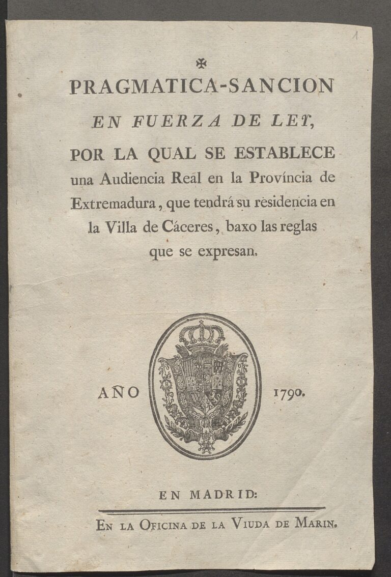 El Archivo Histórico Provincial de Cáceres colabora en la exposición ‘Extremadura y su Real Audiencia’ con motivo del 235 aniversario del tribunal