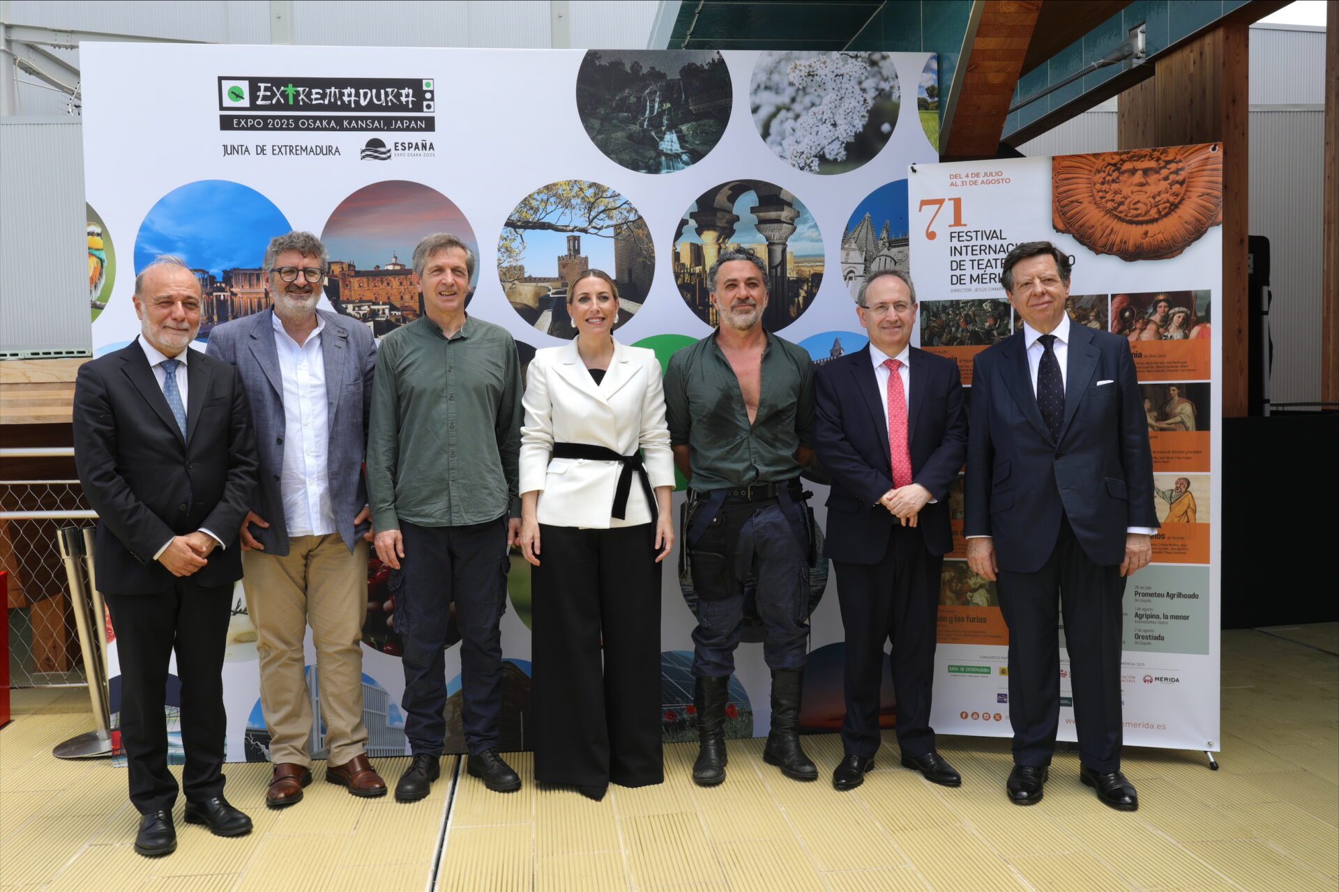 El Festival de Mérida presenta su programación en el Día de Honor de Extremadura de la Expo de Osaka con el apoyo de la Junta