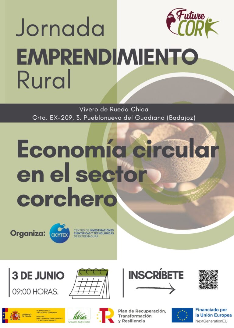 Una jornada de CICYTEX busca visibilizar las oportunidades del sector corchero en emprendimiento rural y economía circular