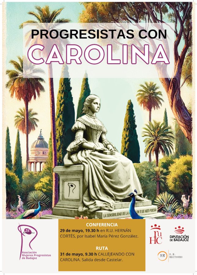 ‘Progresistas con Carolina’ hará de las calles de Badajoz un homenaje a la escritora