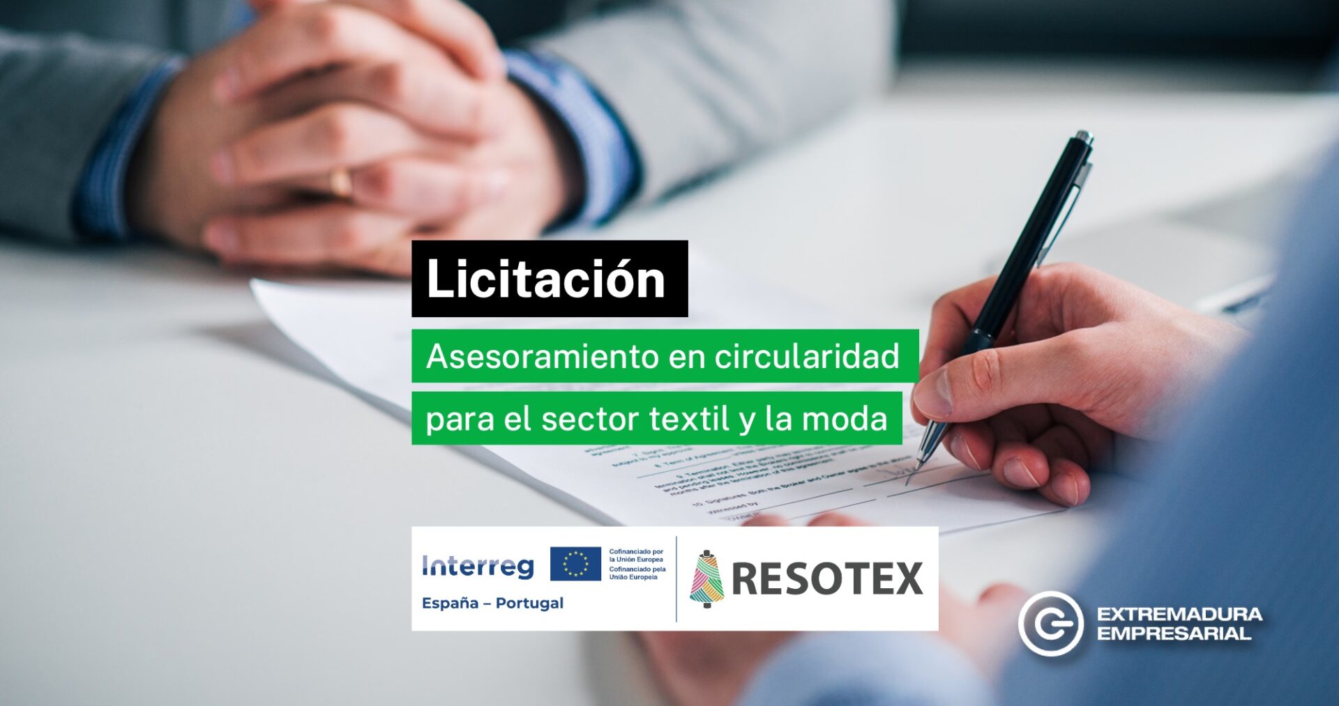 Abierta la licitación para el servicio especializado de asesoramiento en circularidad para empresas del sector textil y de la moda por valor de 31.826 euros