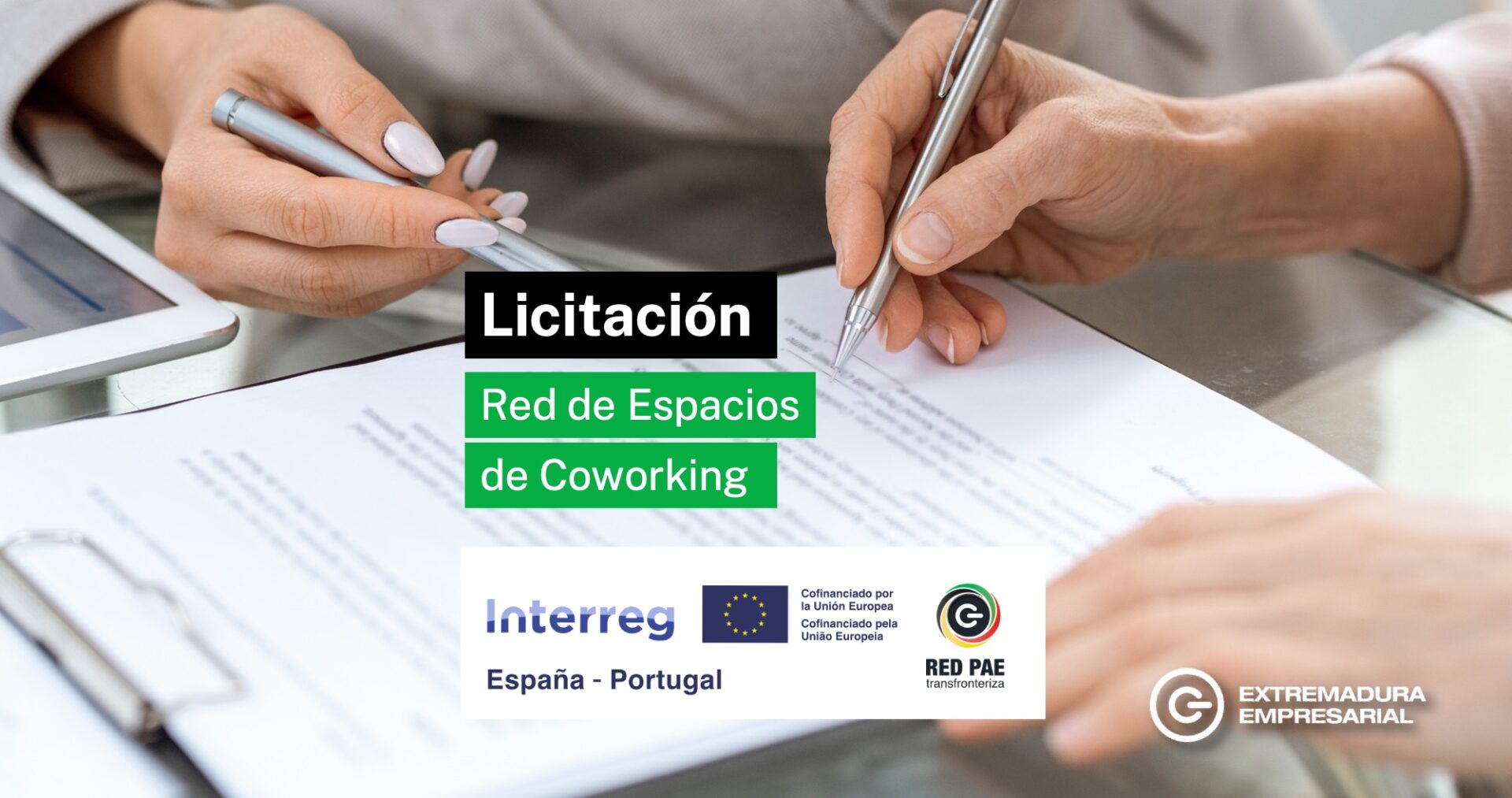 Abierta la licitación para el diseño y la puesta en marcha de una Red de Espacios de Coworking por valor de 164.128 euros