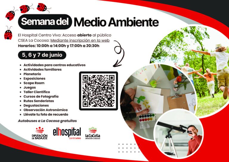 La Diputación de Badajoz presenta la Semana del Medioambiente con actividades para todos los públicos