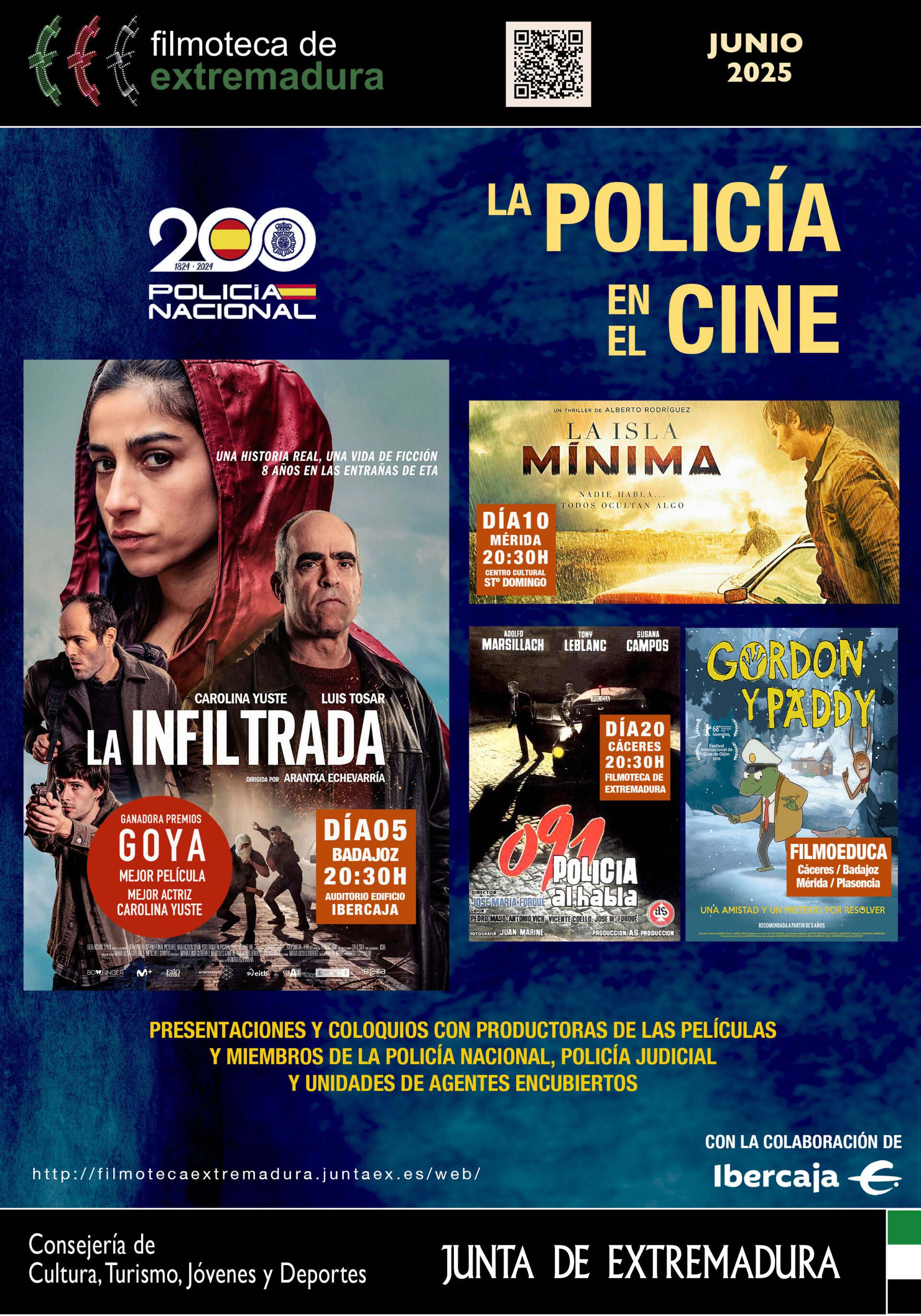 La Filmoteca de Extremadura programa 8 ciclos con 15 proyecciones en sus cuatro sedes de la región