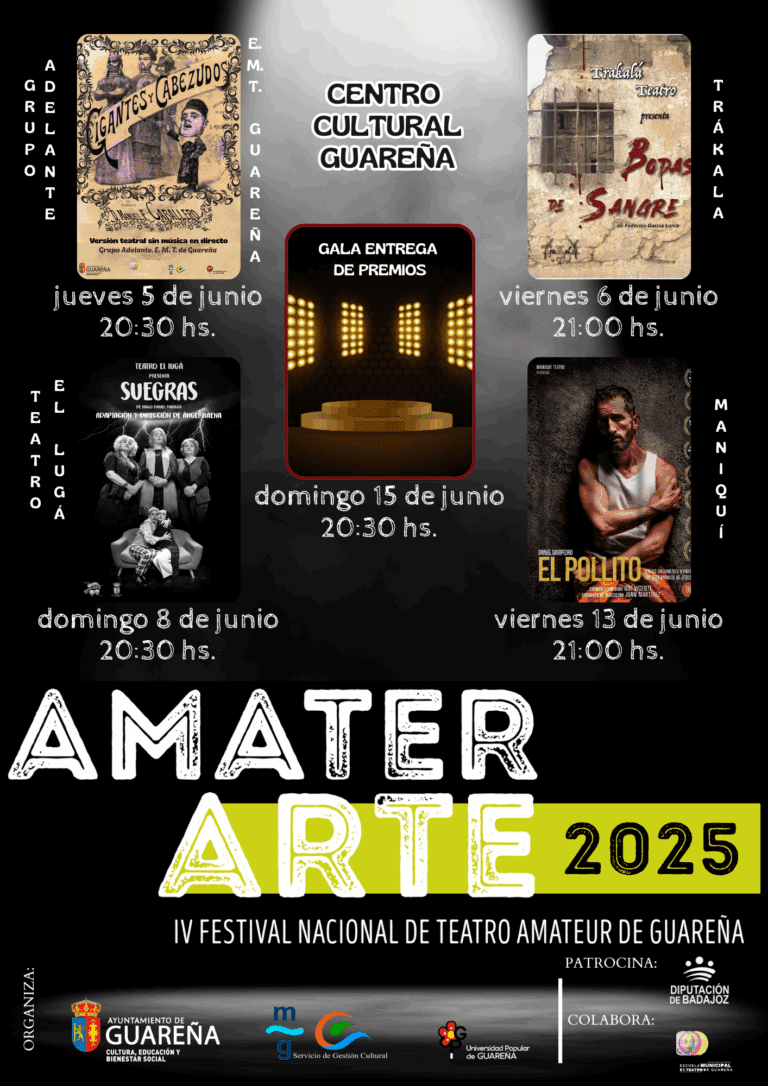 AMATERARTE, Festival Nacional de Teatro Amateur, llega a su cuarta edición
