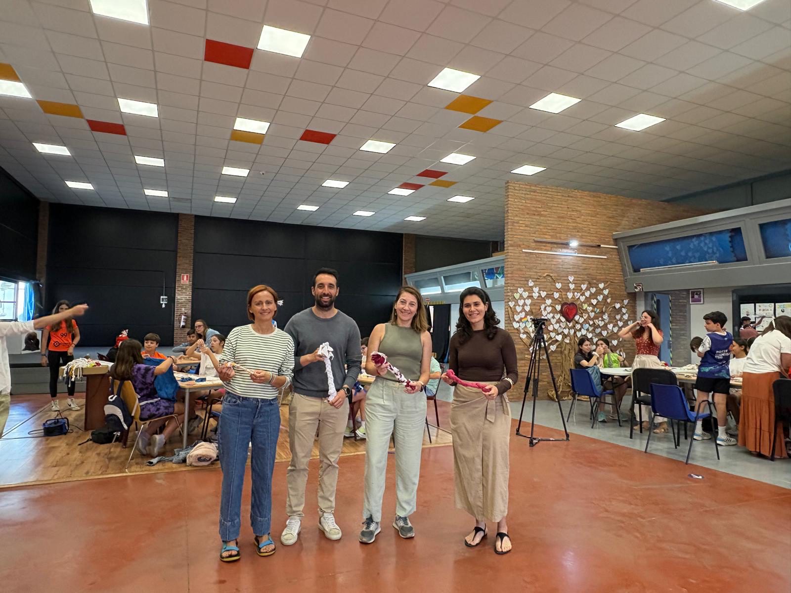 Jóvenes de Villafranca de los Barros participan en talleres de sensibilización medioambiental en el ECJ