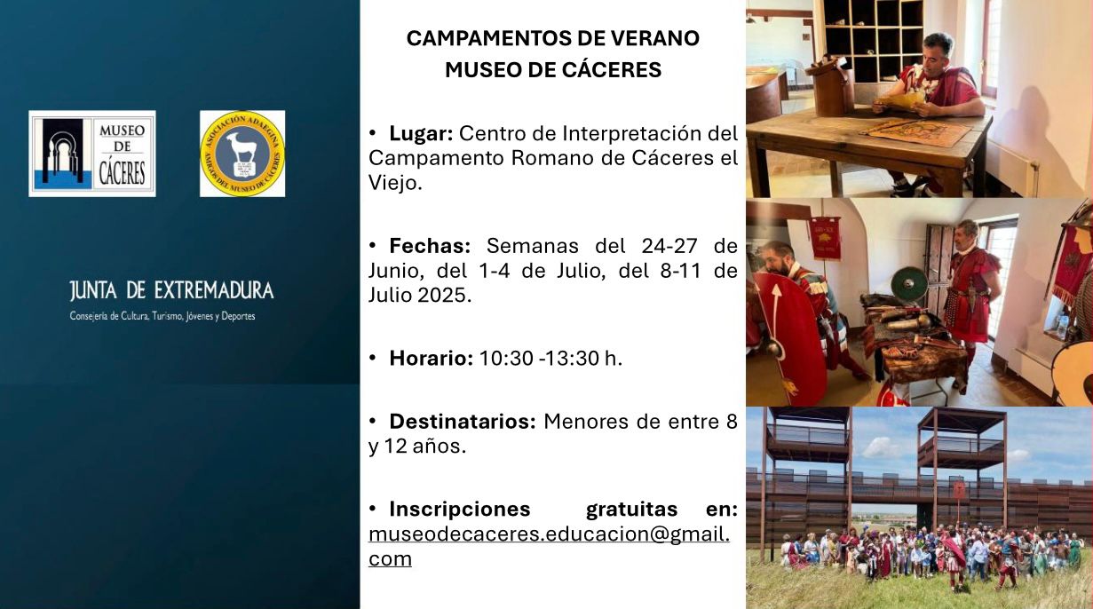 El Museo de Cáceres convoca 45 plazas en sus campamentos de verano en el yacimiento arqueológico de ‘Cáceres el Viejo’