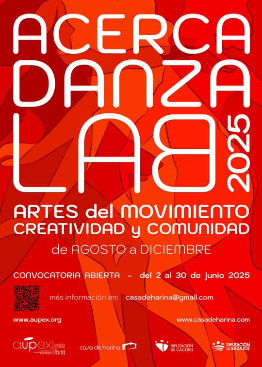 AUPEX lleva la danza contemporánea a los pueblos extremeños con una nueva edición de AcercaDanzaLAB
