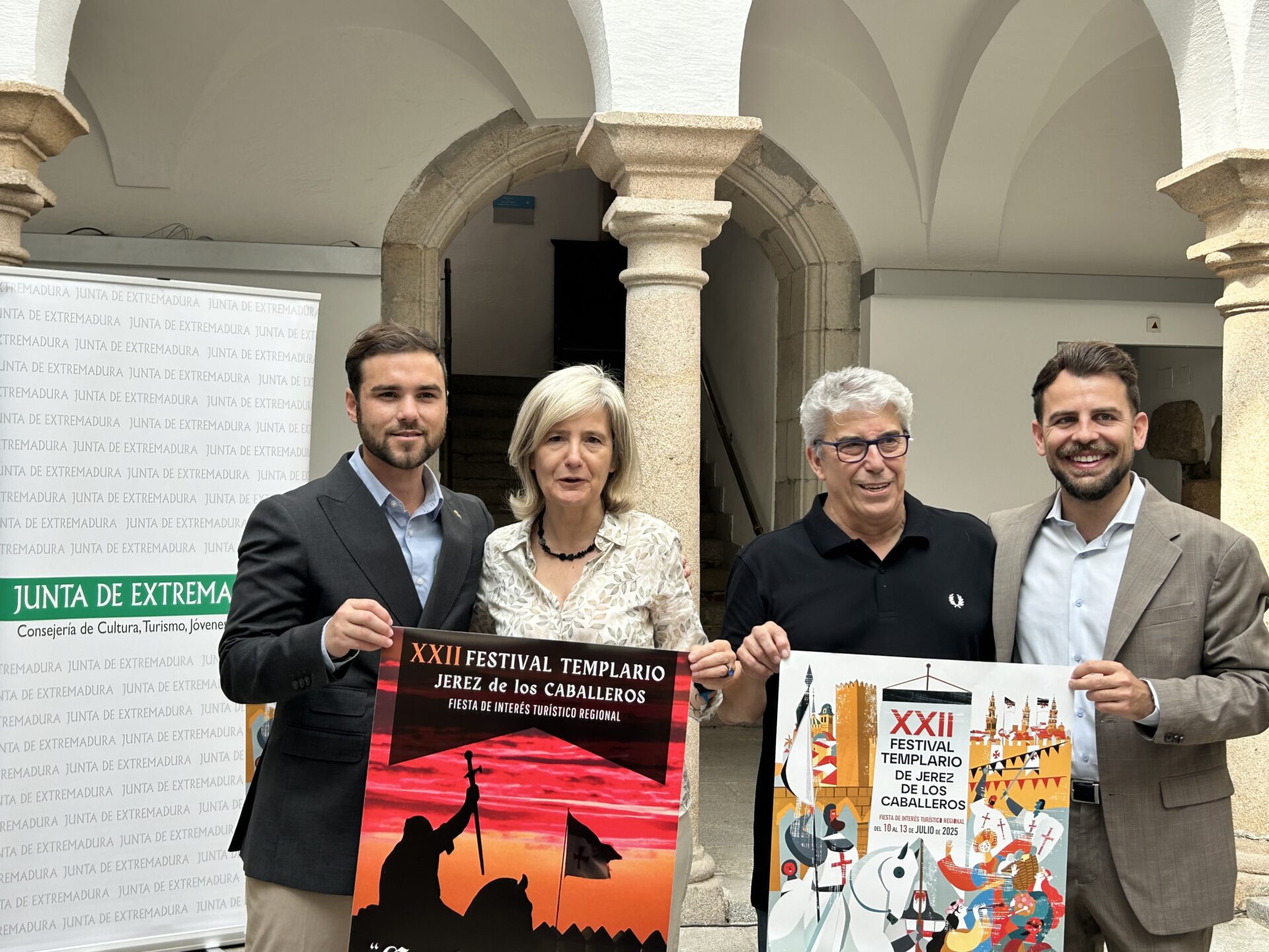 La Junta de Extremadura reafirma su apoyo al Festival Templario de Jerez de los Caballeros, referente cultural y turístico de la región