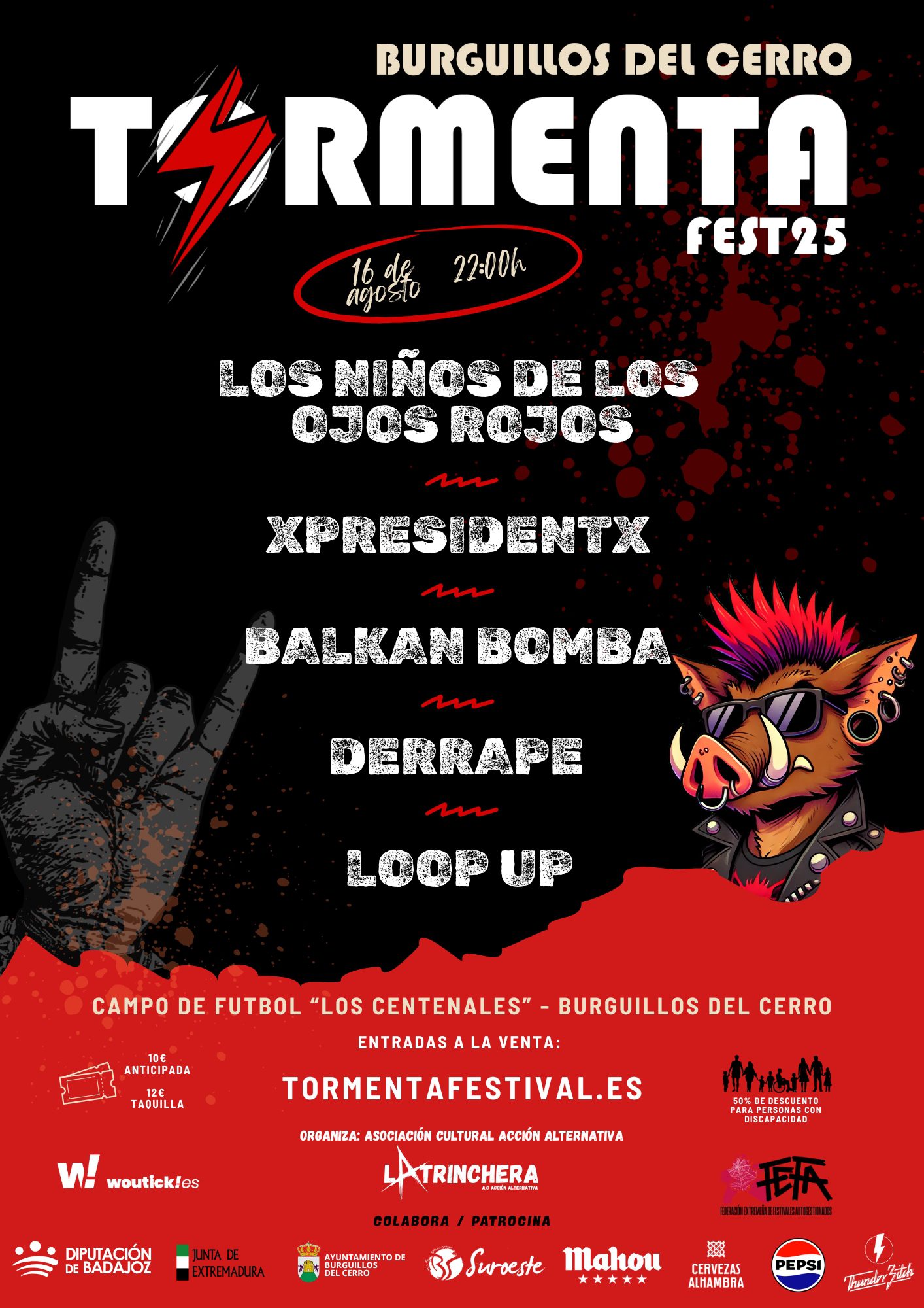 Burguillos del Cerro acogerá el Tormenta Fest 2025 el próximo 16 de agosto
