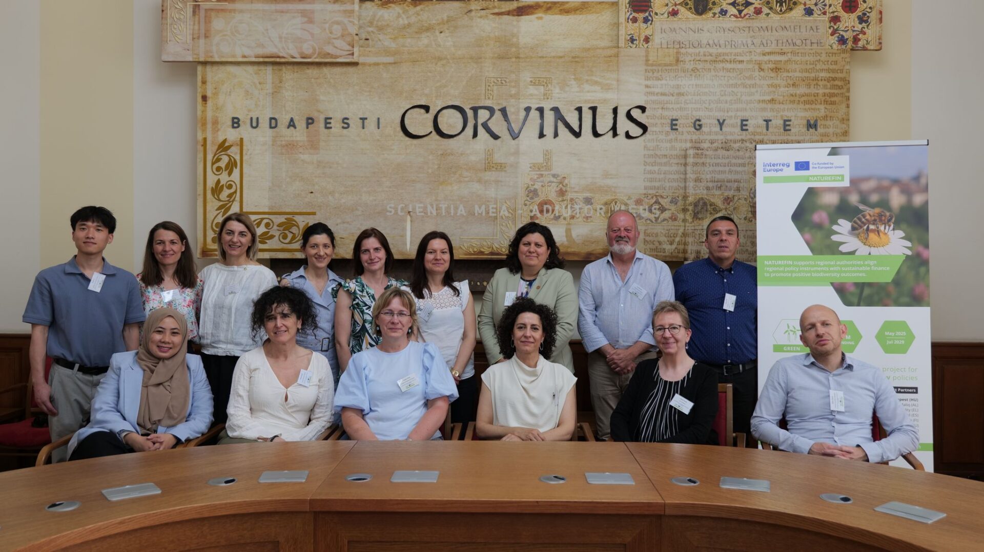 La Diputación de Badajoz participa en Hungría en la primera reunión de coordinación del proyecto europeo NATUREFIN