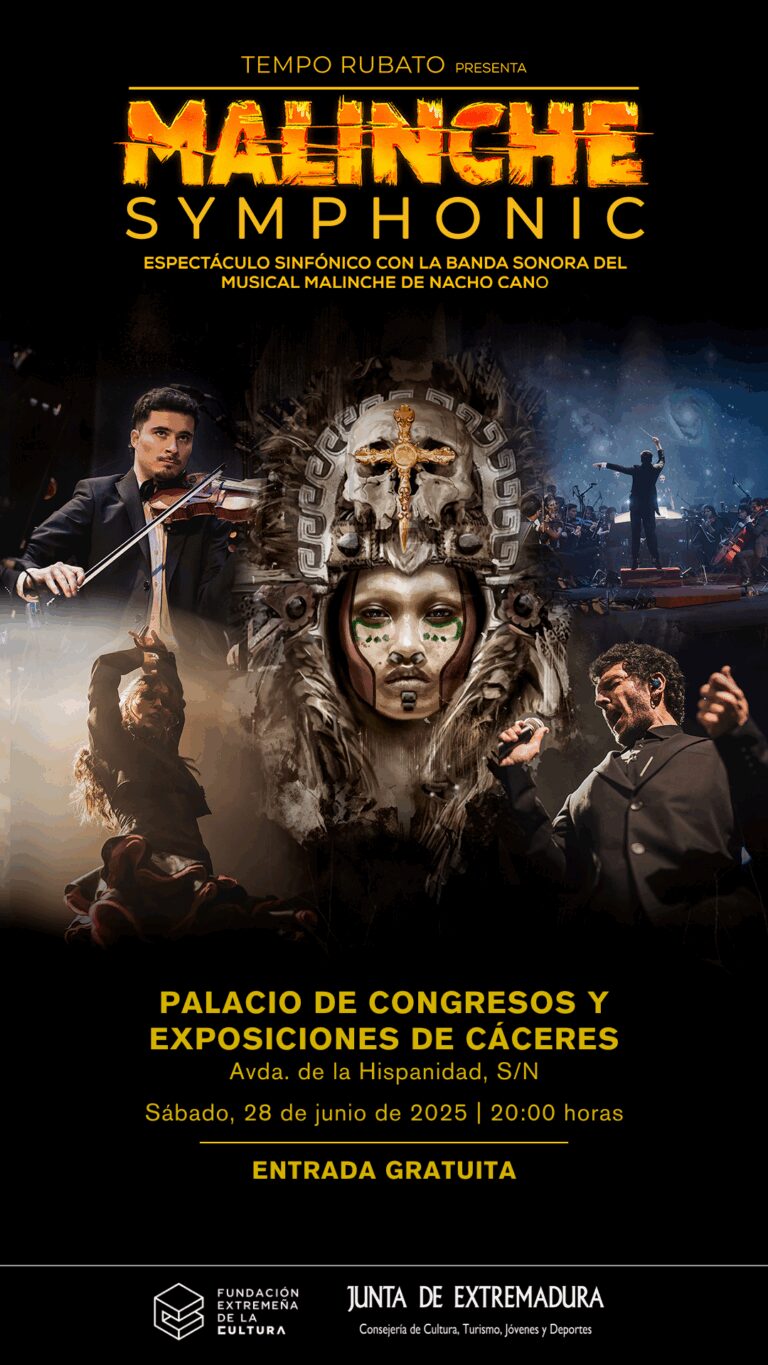 El Palacio de Congresos de Cáceres acoge este sábado el espectáculo Malinche Symphonic