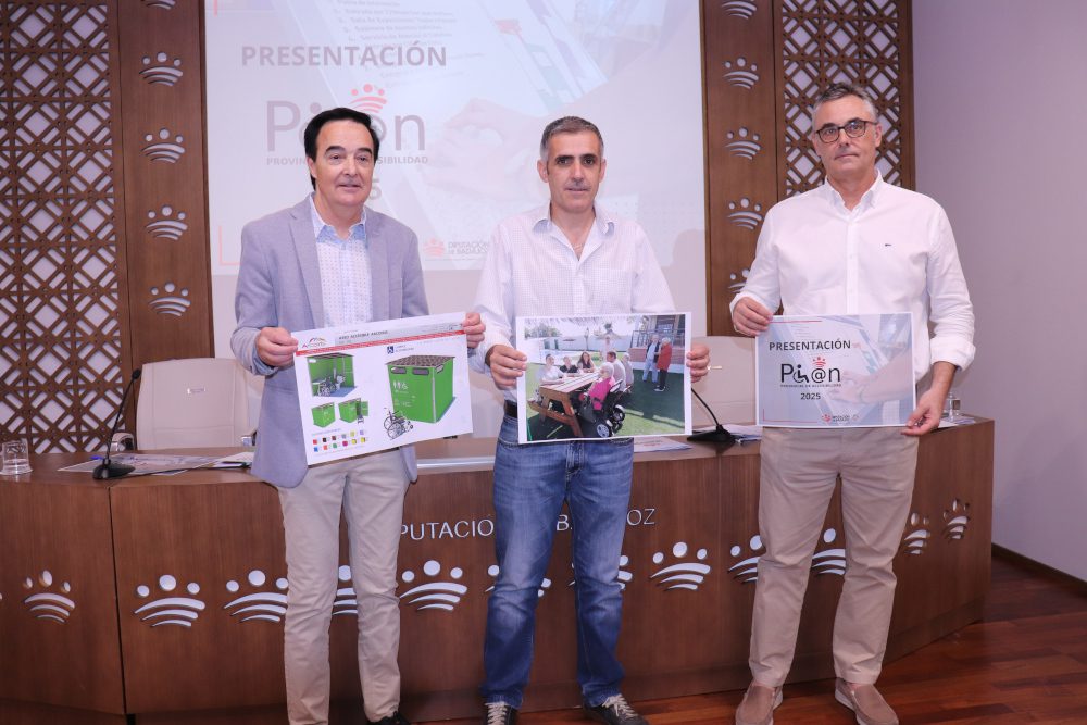 La Diputación de Badajoz destina casi 700.000 euros al Plan Provincia de Accesibilidad 2025