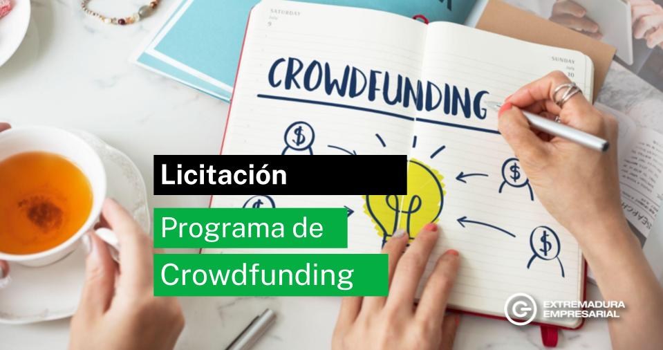 Abierta la licitación para un programa de financiación participativa a través de Crowdfunding en las modalidades de recompensas e inversión