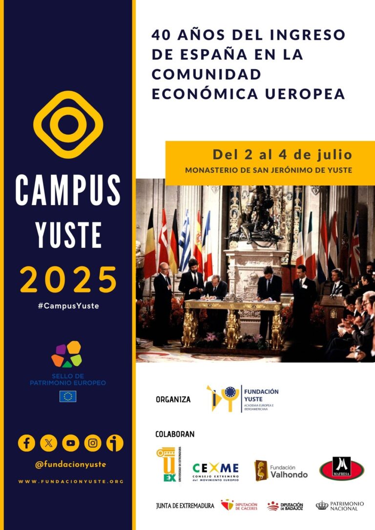 Campus Yuste arranca con un curso que conmemora el 40º aniversario de la entrada de España en la CEE