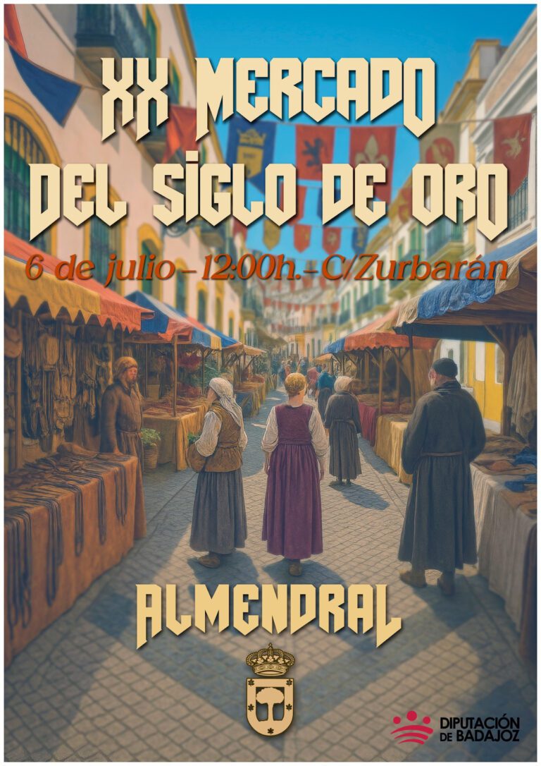 Almendral revive este domingo su Mercado del Siglo de Oro