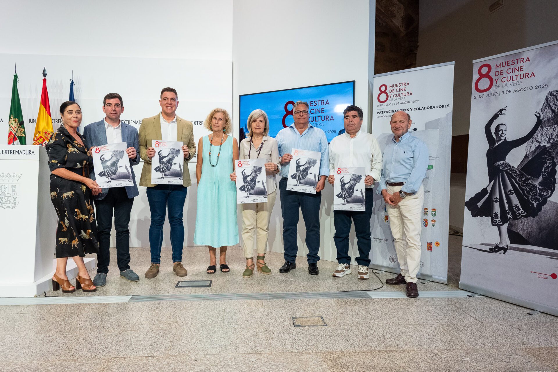 Bazaga destaca que la Muestra de Cine y Cultura de la Vera representa la cultura accesible en el mundo rural, que nace desde lo local para proyectarse al mundo