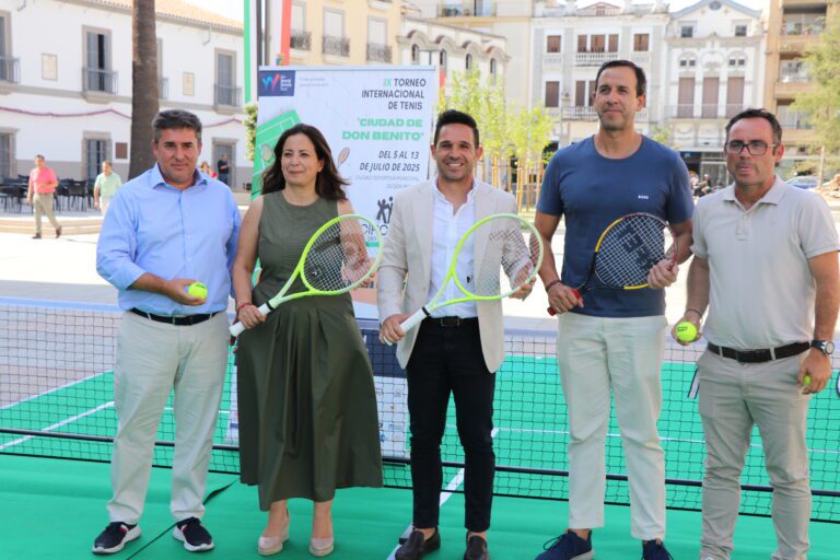 La Fundación Jóvenes y Deporte aumenta un 8 por ciento su patrocinio al IX Torneo Internacional de Tenis Femenino ‘Ciudad de Don Benito’