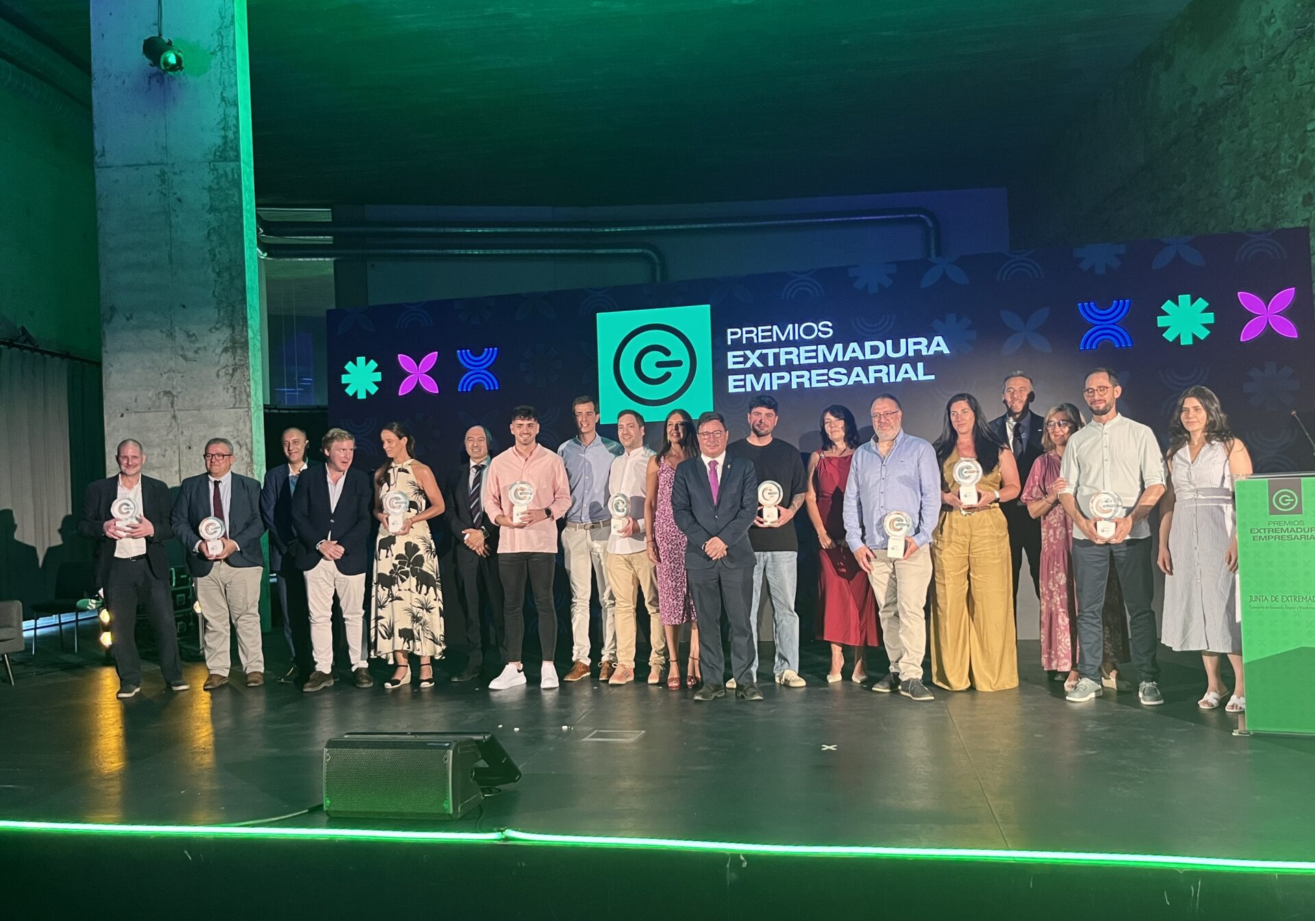La Junta reconoce el talento y la innovación regional en la Gala de los Premios Extremadura Empresarial
