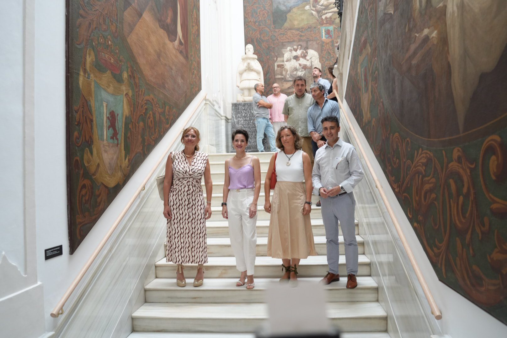 La Diputación culmina la restauración de la escalera noble del Hospital Provincial y musealiza su patrimonio histórico
