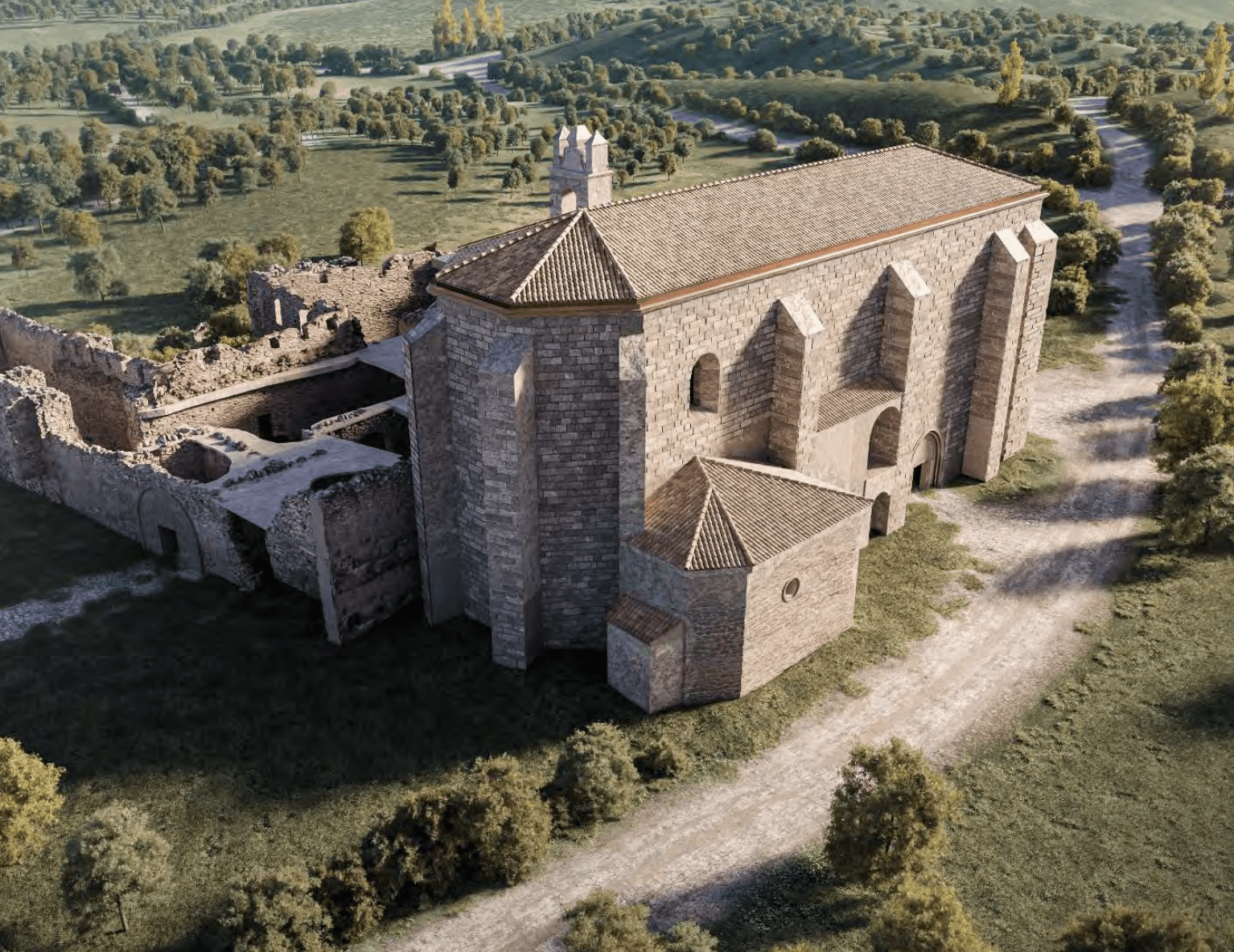 La Junta licita por 400.000 euros la restauración de la cubierta de la iglesia del Convento de San Antonio de Padua en Garrovillas de Alconétar