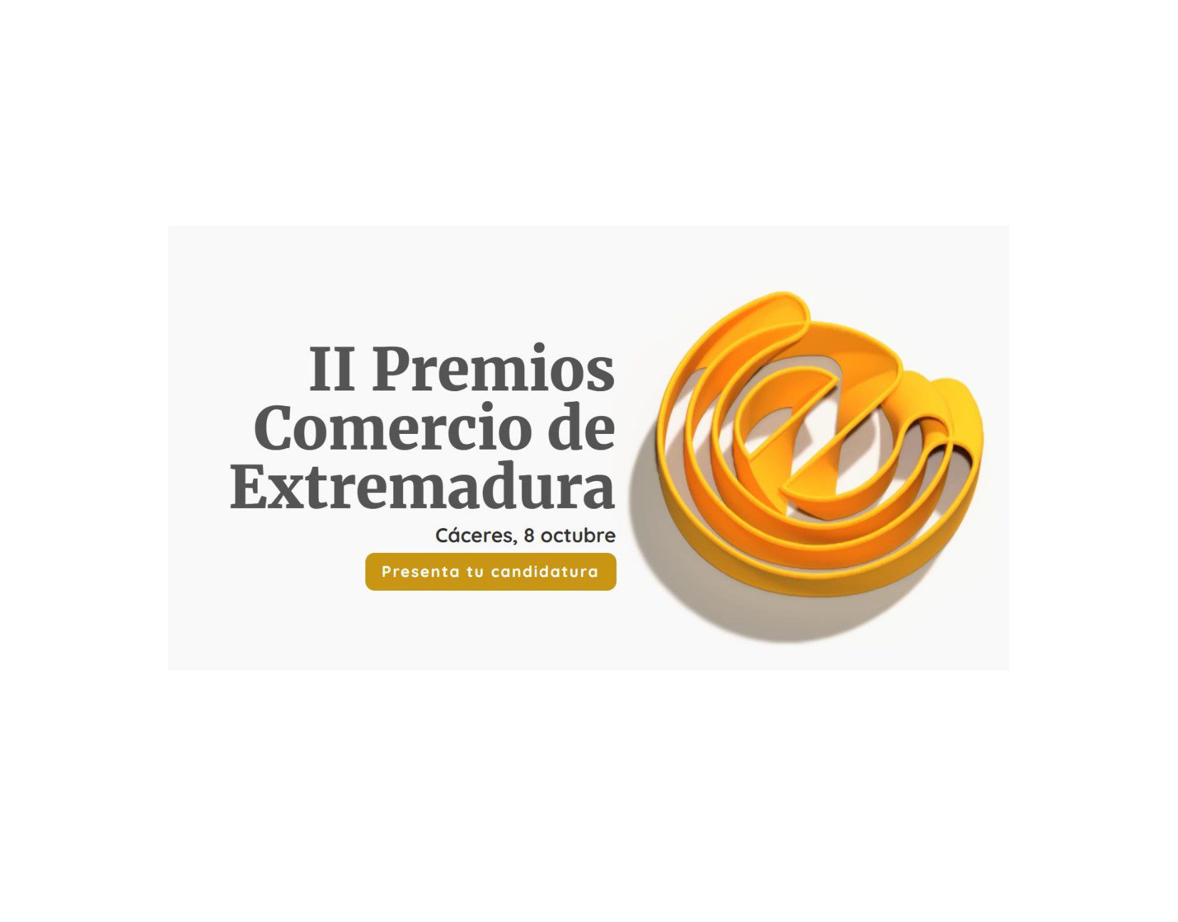 Abierta la inscripción para los II Premios Comercio de Extremadura 2025